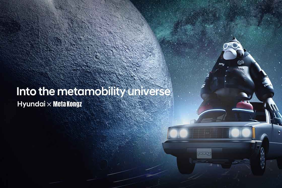 Hyundai X Meta Kongz metamobility universe hero