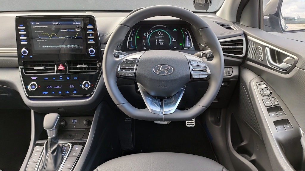 Hyundai Ioniq Hybrid interior cockpit