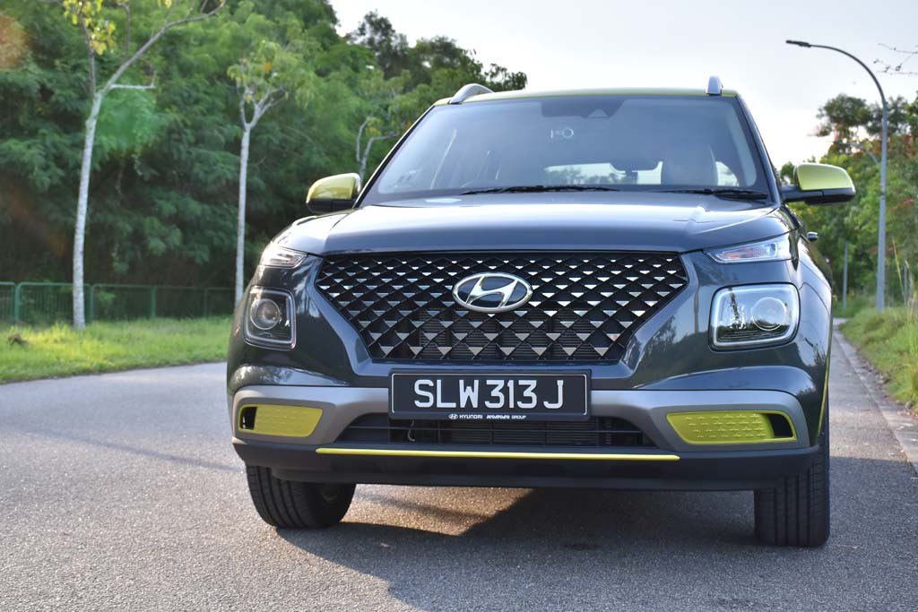 Hyundai Singapore Venue S Front view parked