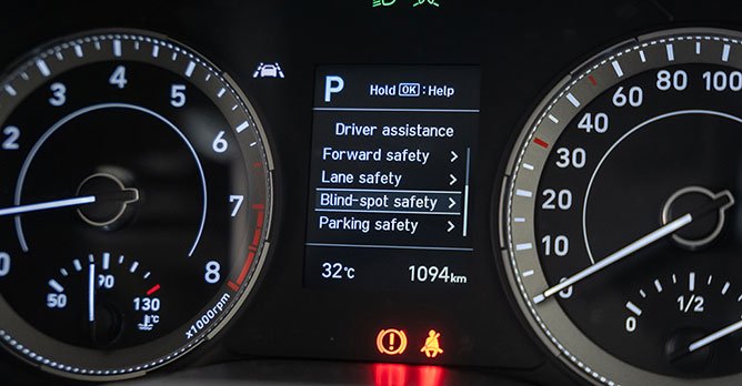 Hyundai Singapore Venue S Safety Systems dashboard