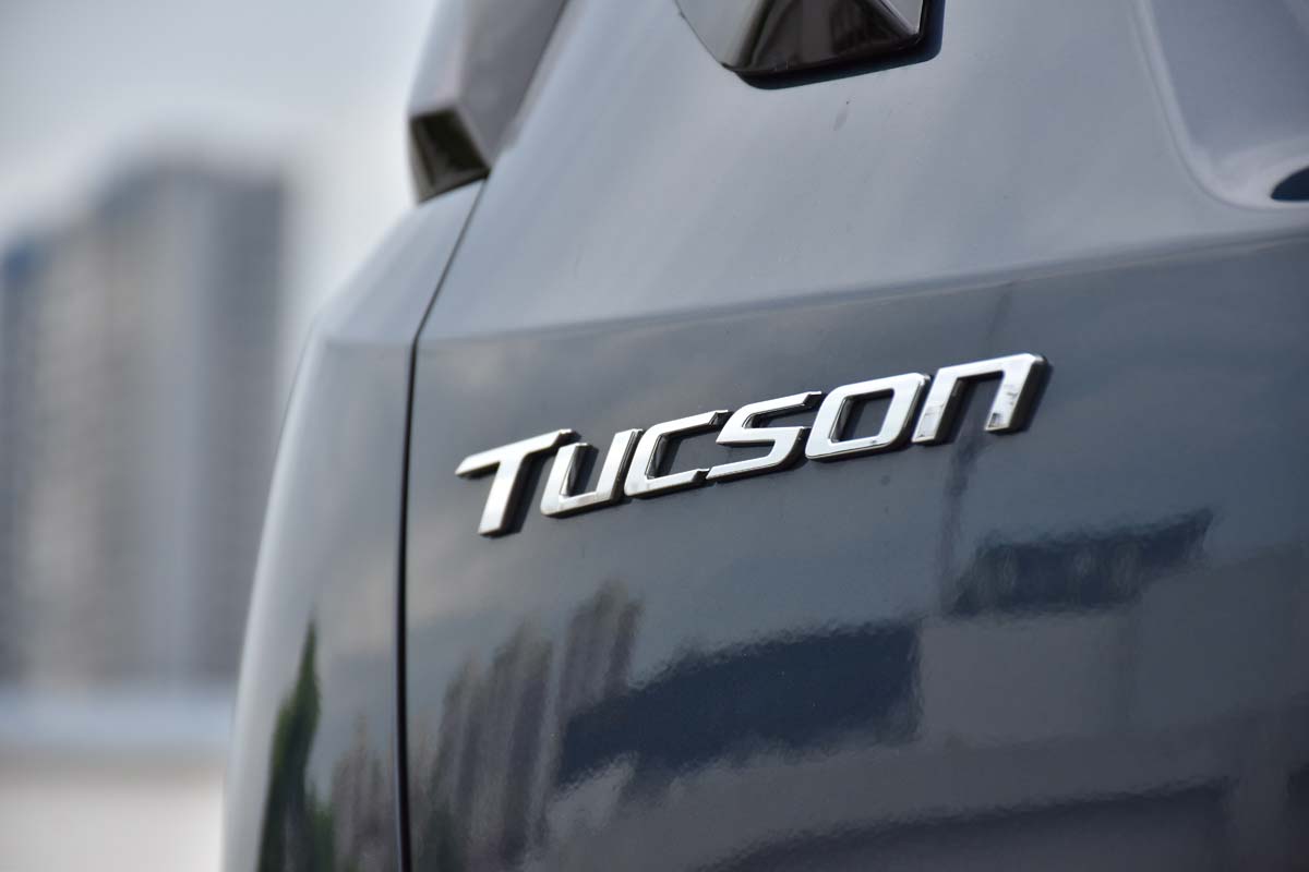 Hyundai Singapore TUCSON Hybrid rear trim badge