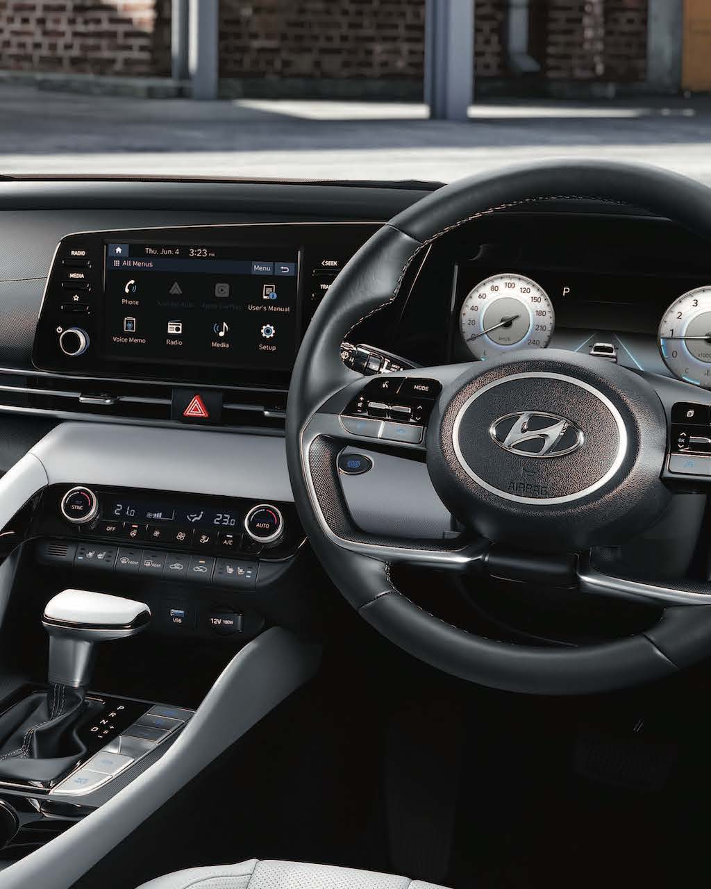 Hyundai Singapore Avante 2021 interior cockpit