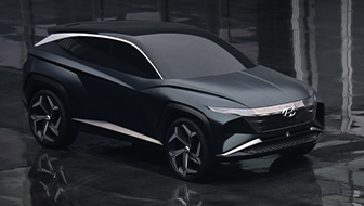 The plug-in hybrid SUV concept ‘Vision T’ at the LA Auto Show 2019