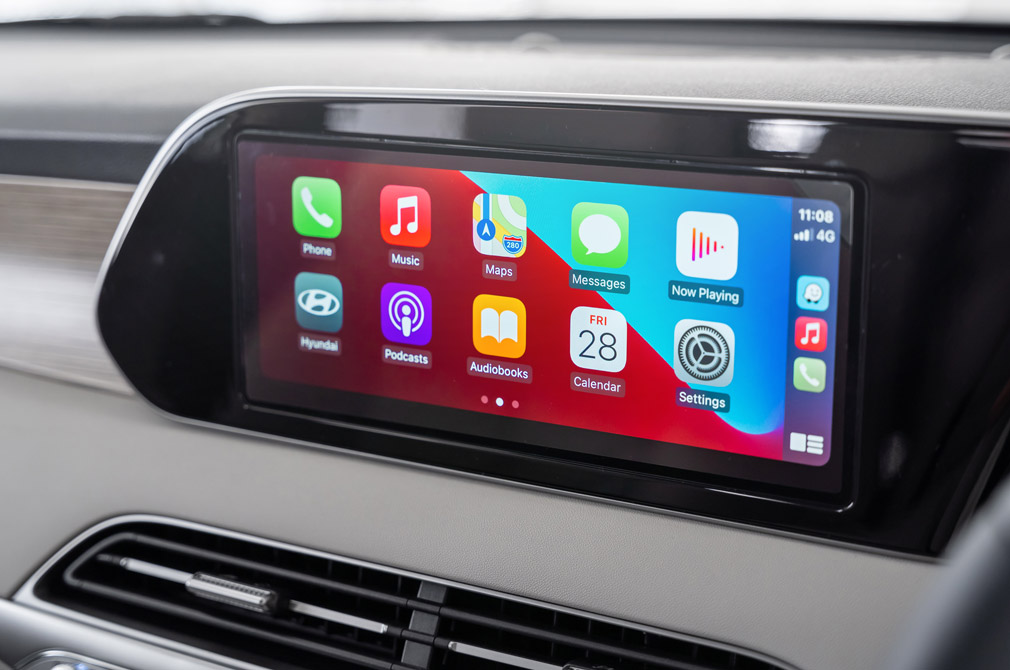 Hyundai Singapore Palisade infotainment system with Apple CarPlay and Android Auto