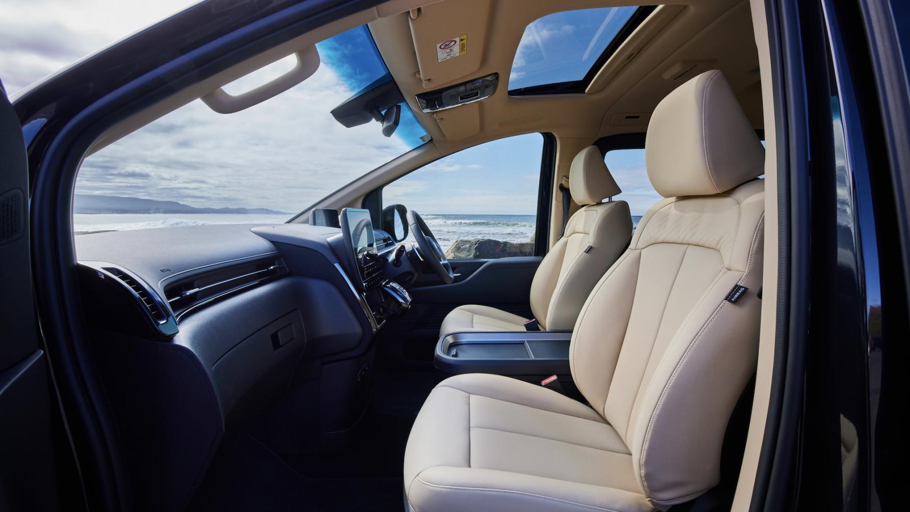 Hyundai Staria interior front seats
