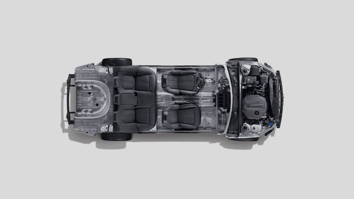 Hyundai's 3rd Generation Platform Chassis Top View