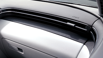 interior vents applied like decorative elements of the dashboard